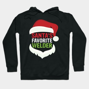 Santa's favorite welder cool Christmas welding Hoodie